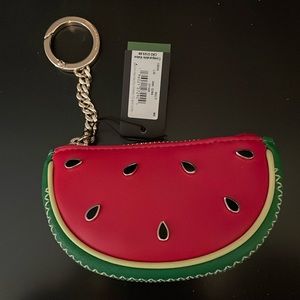 Brand new with tags KATE SPADE watermelon coin purse.